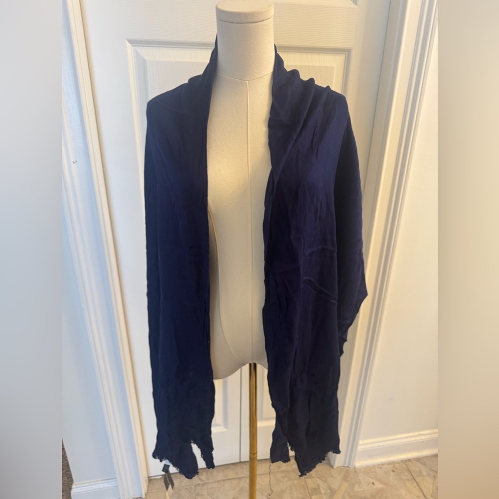 INC Blue Scarf Pashmina NWT | 20x80 Luxe Soft Layer Versatile Wrap Shawl
